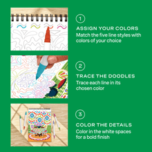 FlowArt® - Trace - To - Doodle, Style Your Space - Lifelines