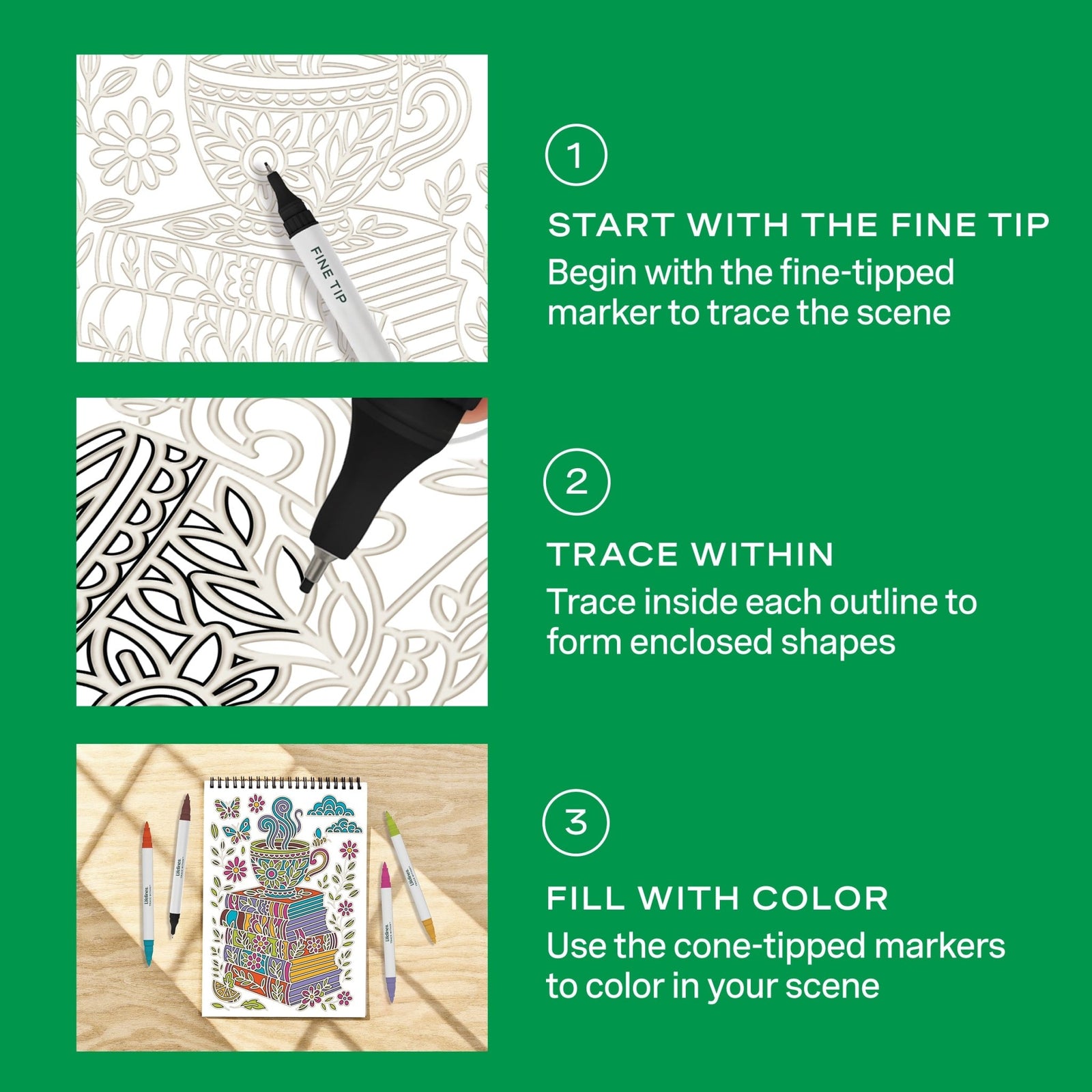 FlowArt® - Trace Within, Peaceful Pause - Lifelines