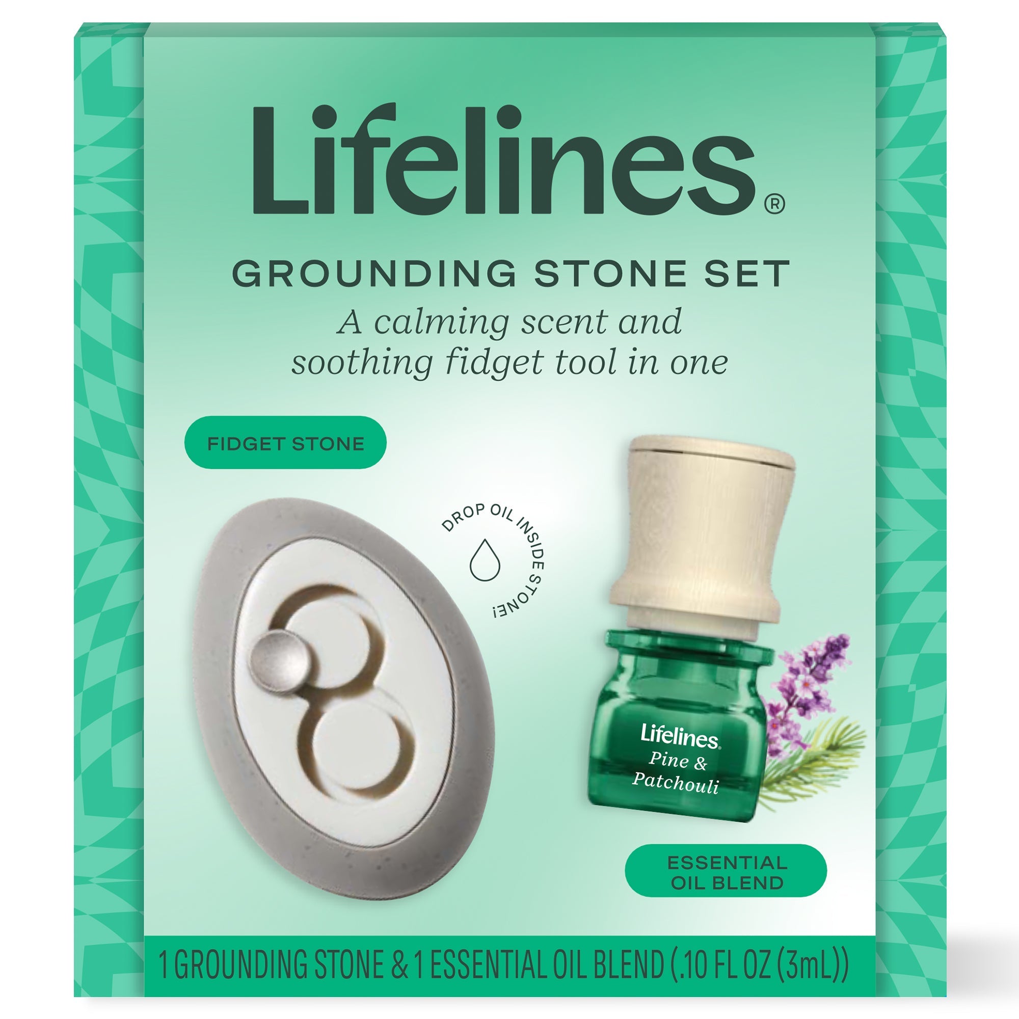 Grounding Stone Set - Pine & Patchouli - Lifelines
