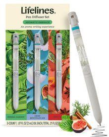 Lifelines 3 Pack Pen Diffuser - Aromatic Embrace - Lifelines