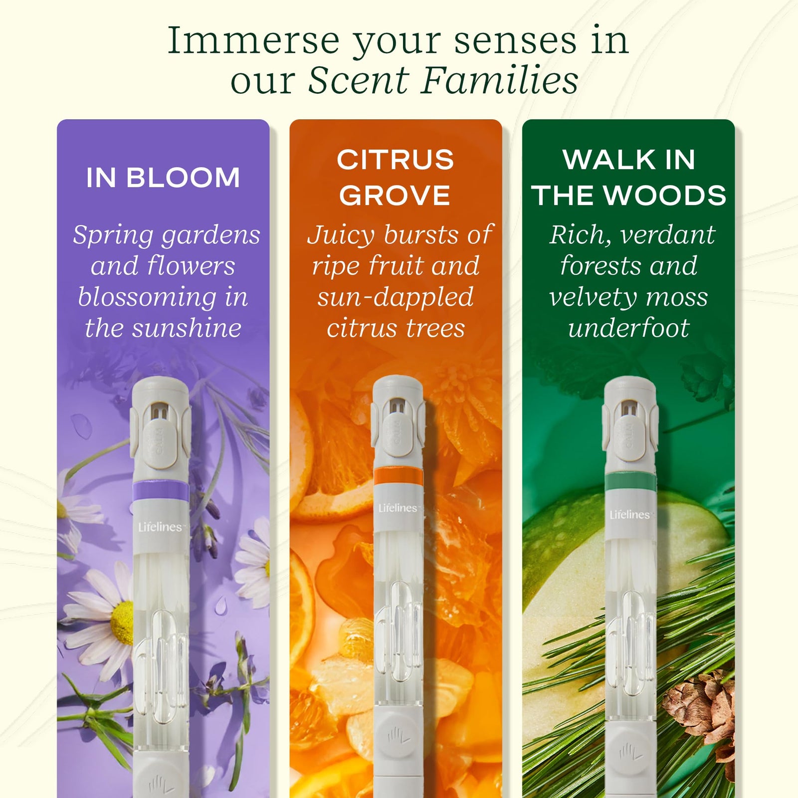 Lifelines 3 Pack Pen Diffuser - Nature's Escape - Lifelines