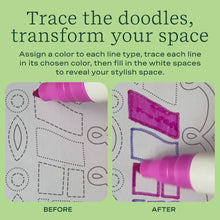 FlowArt® - Trace-To-Doodle, Style Your Space