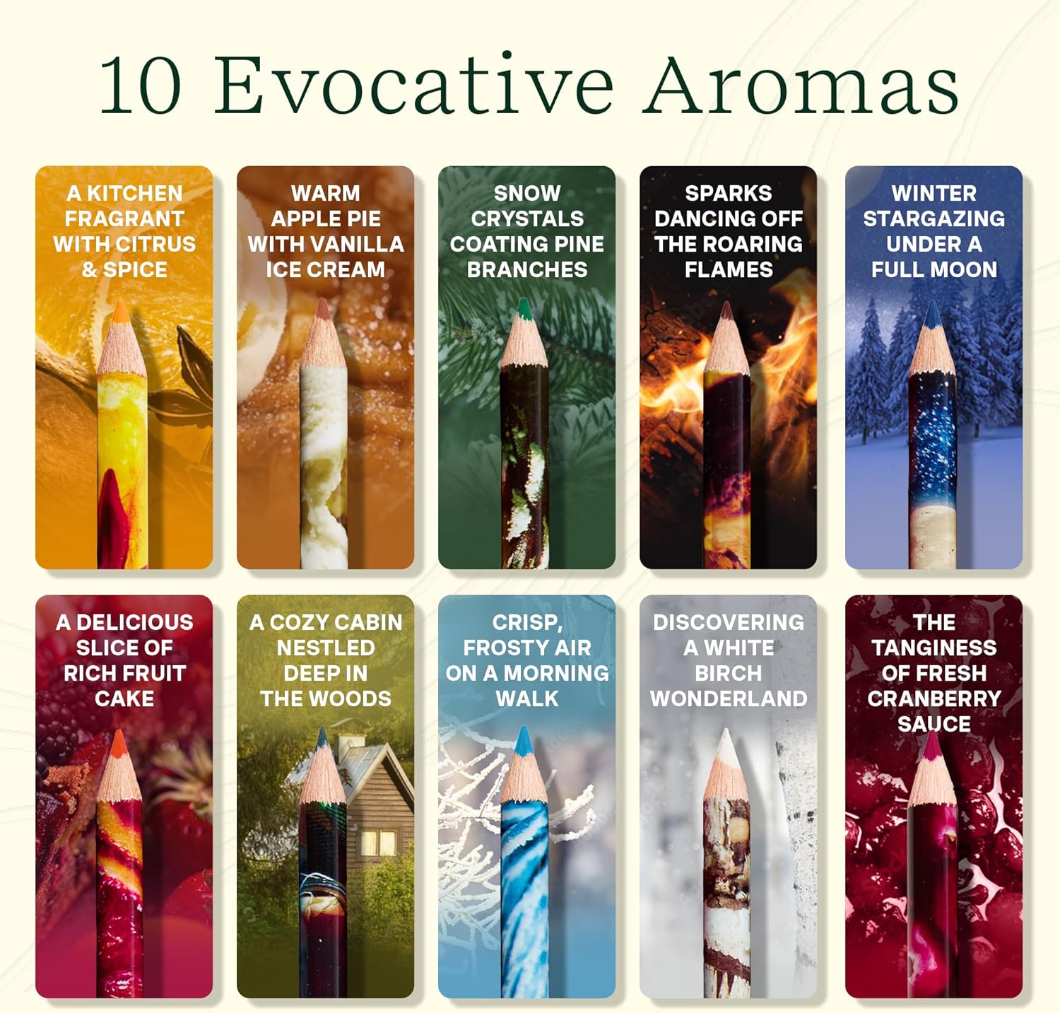 Rub & Sniff™ Scented Colored Pencils - Winter - Lifelines