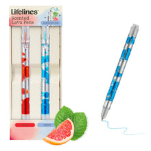 Scented Lava Pen 2 Pack - Blue/Red - Lifelines