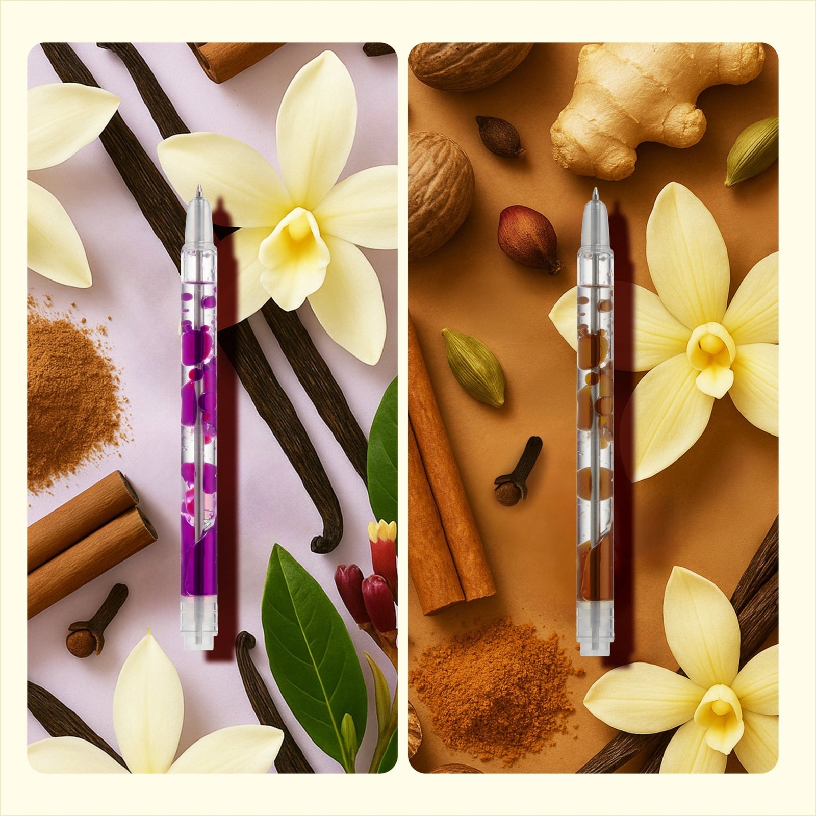 Scented Lava Pen 2 Pack - Brown/Violet - Lifelines