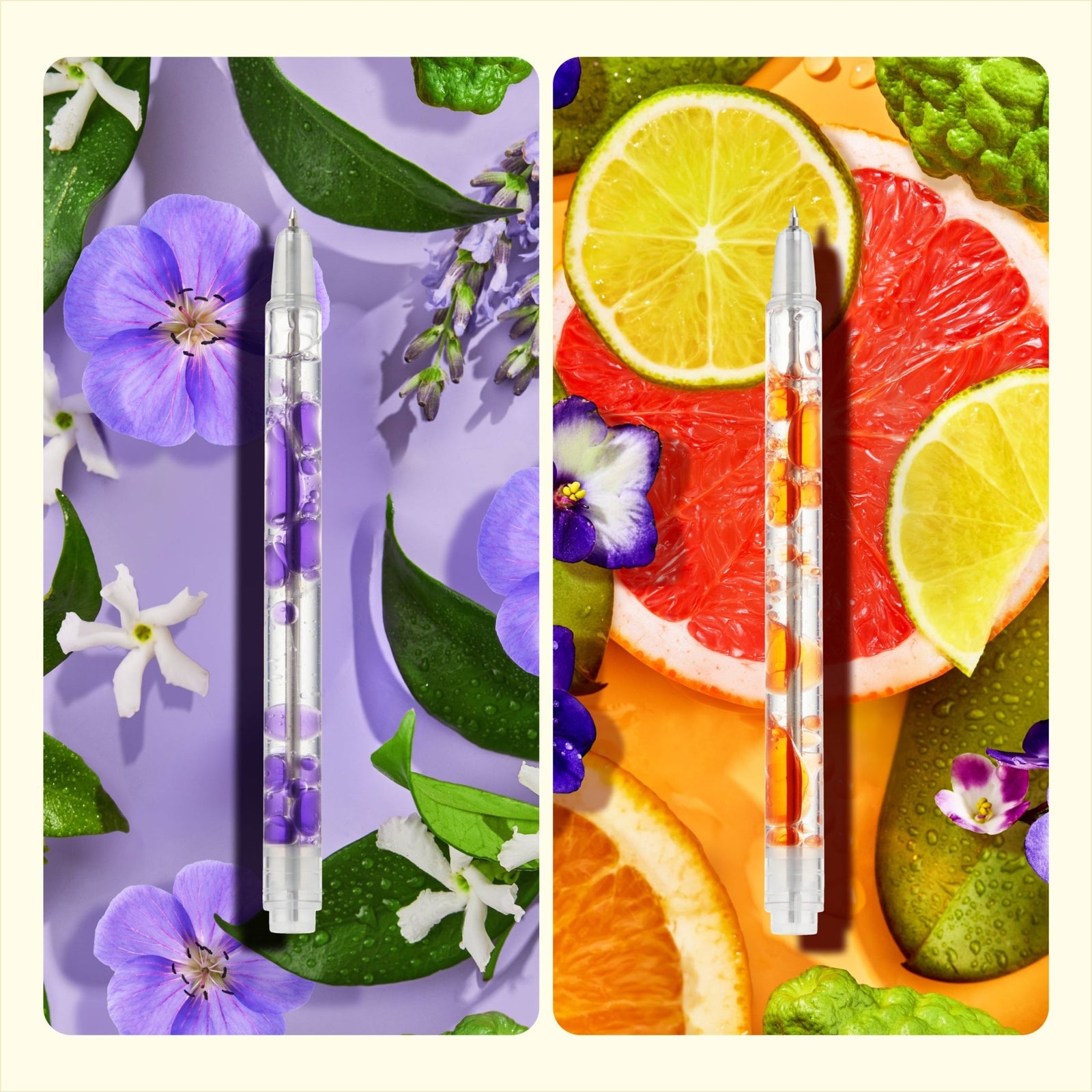 Lifelines Scented Lava Pen Set - 2-Pack Purple/Orange Lifelines Scented Lava Pen Set - 2-Pack Purple/Orange