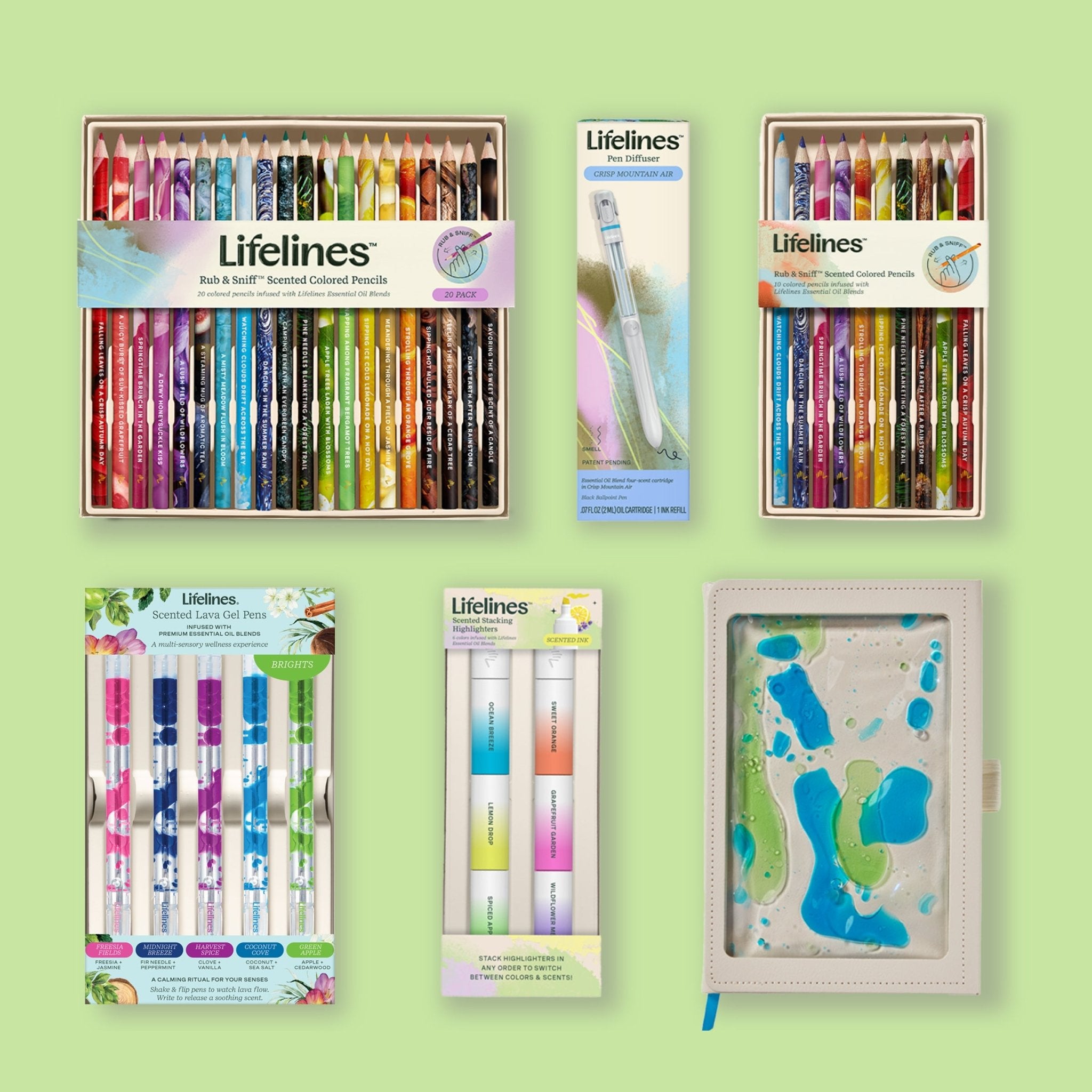 Scented Lava Pen 5-Pack - Brights – Lifelines
