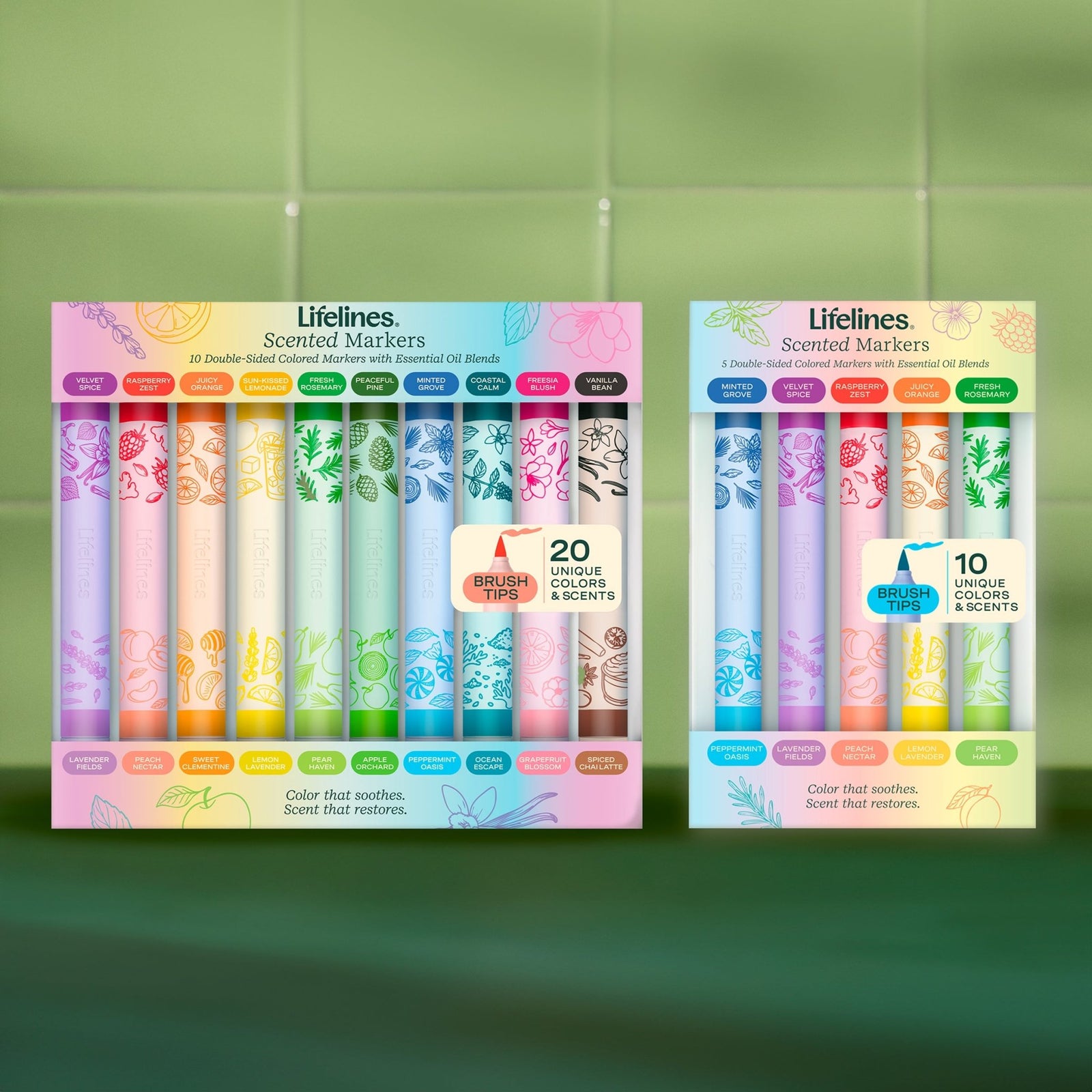 Scented Markers - 10 Colors - Lifelines