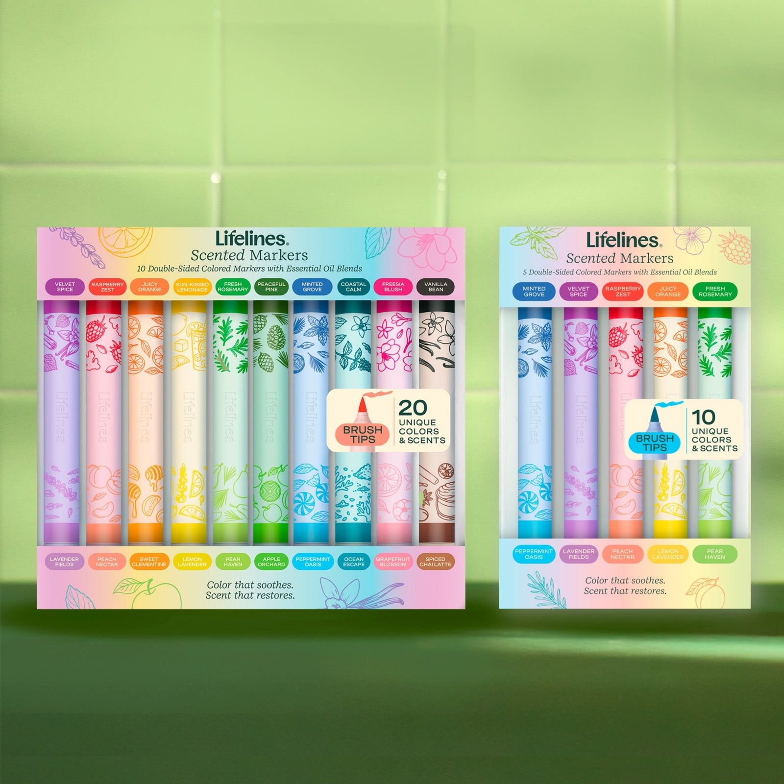 Scented Markers - 20 Colors - Lifelines