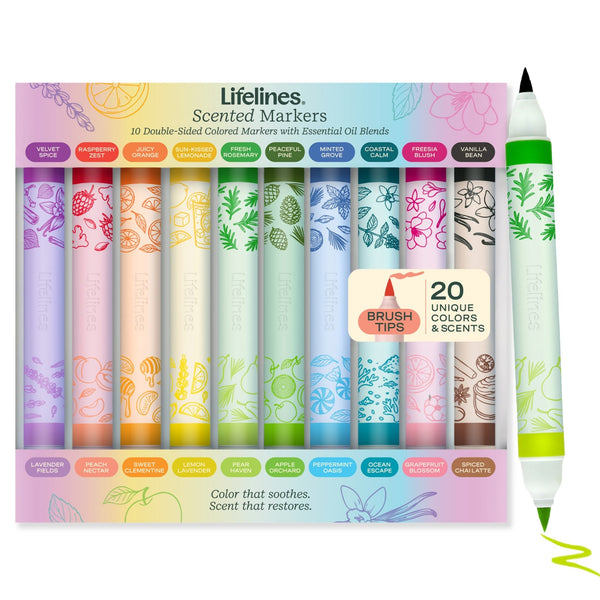 Scented Markers - 20 Colors - Lifelines