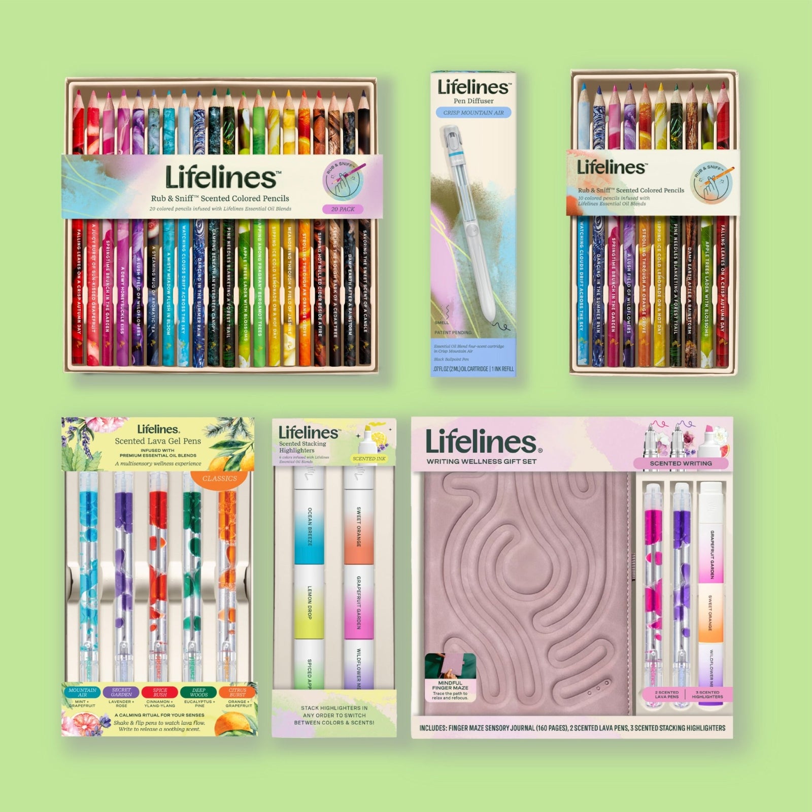 Writing Wellness Journal Set - Blue - Lifelines