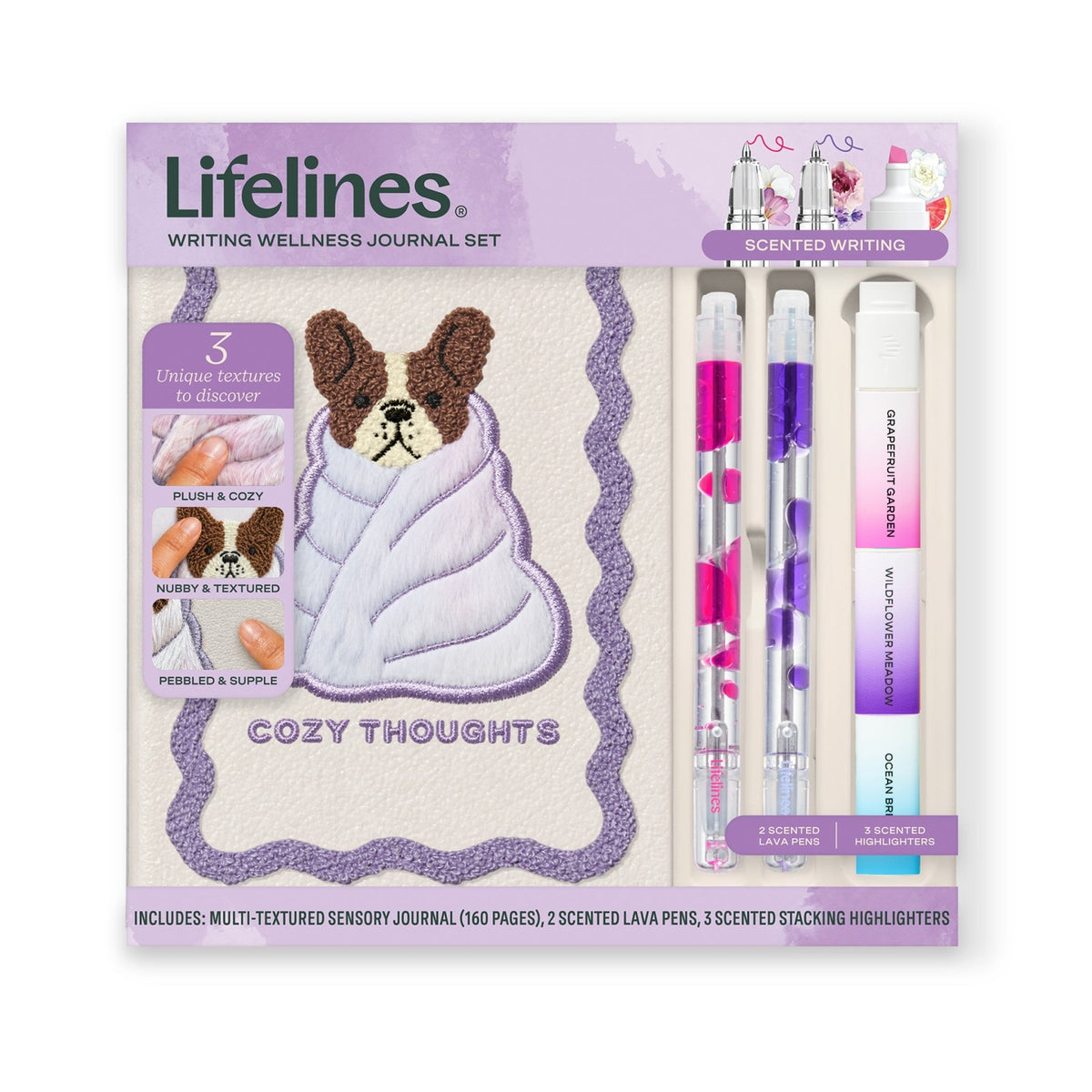 Writing Wellness Journal Set - Cozy Thoughts - Lifelines