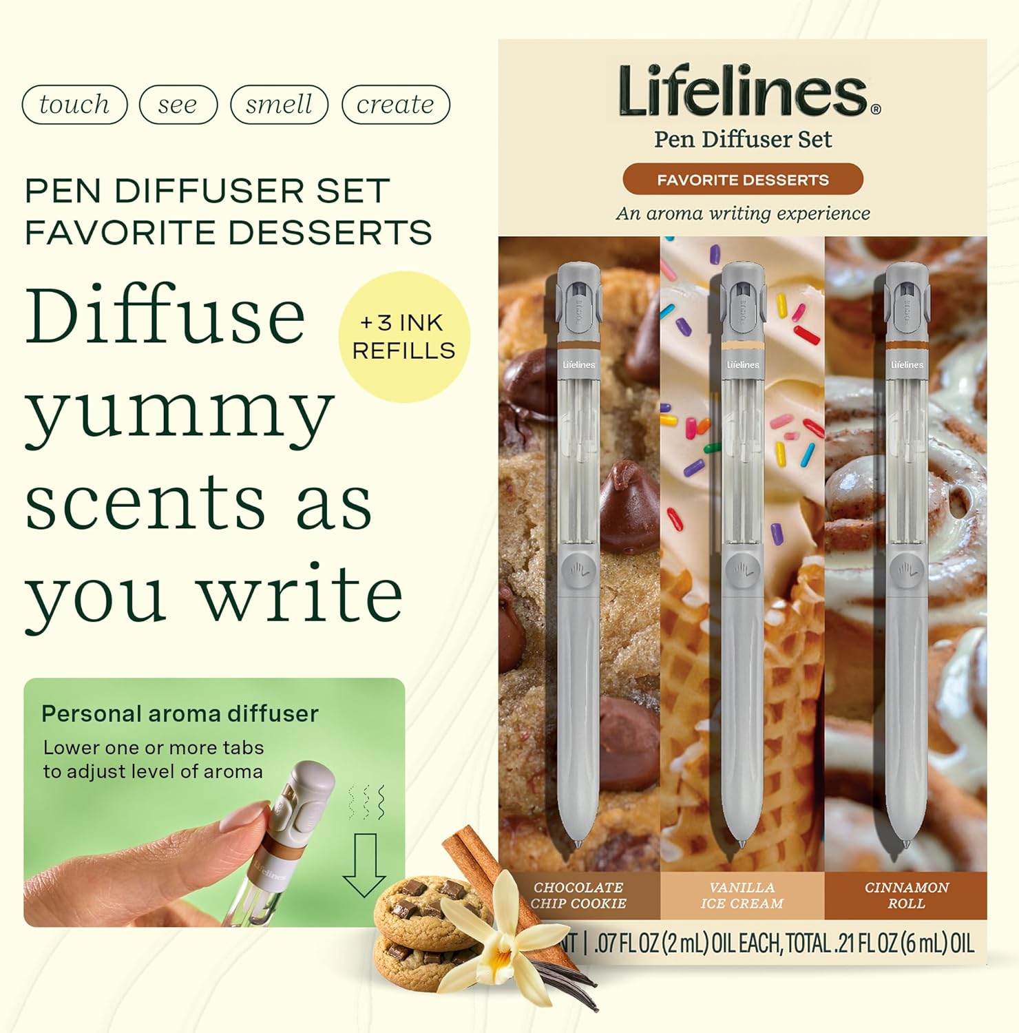 Yummy Pen Gift Set: Favorite Desserts - Lifelines